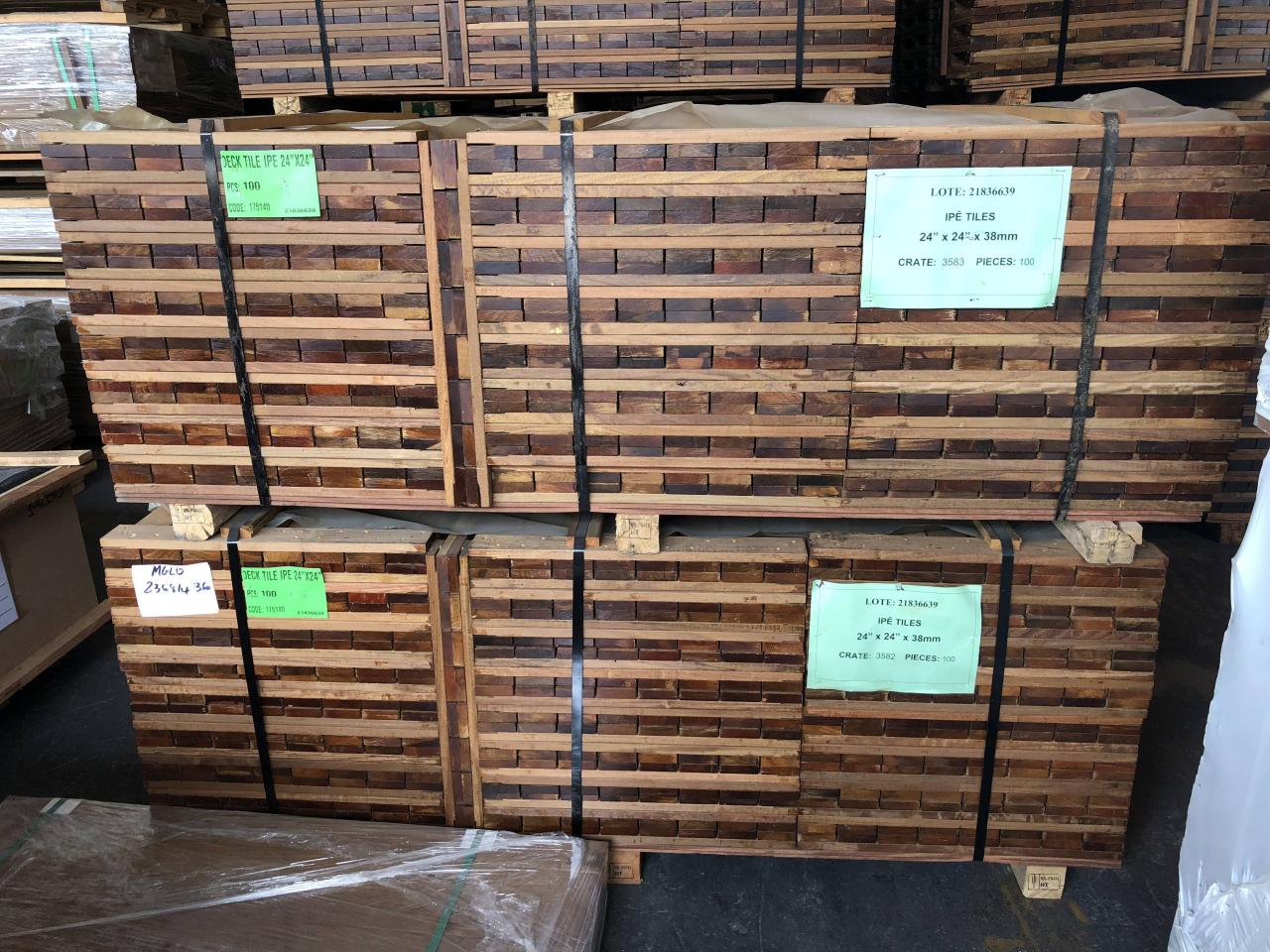 Ipe wood lumber