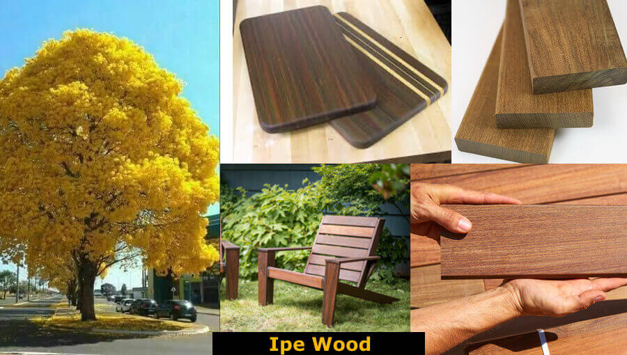 Ipe wood lumber