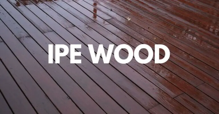 Ipe wood panels