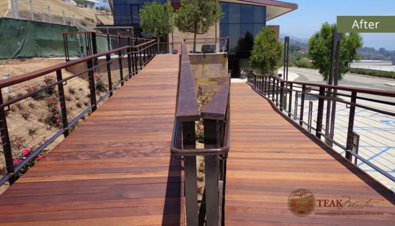 Ipe deck wood refinishing restoration